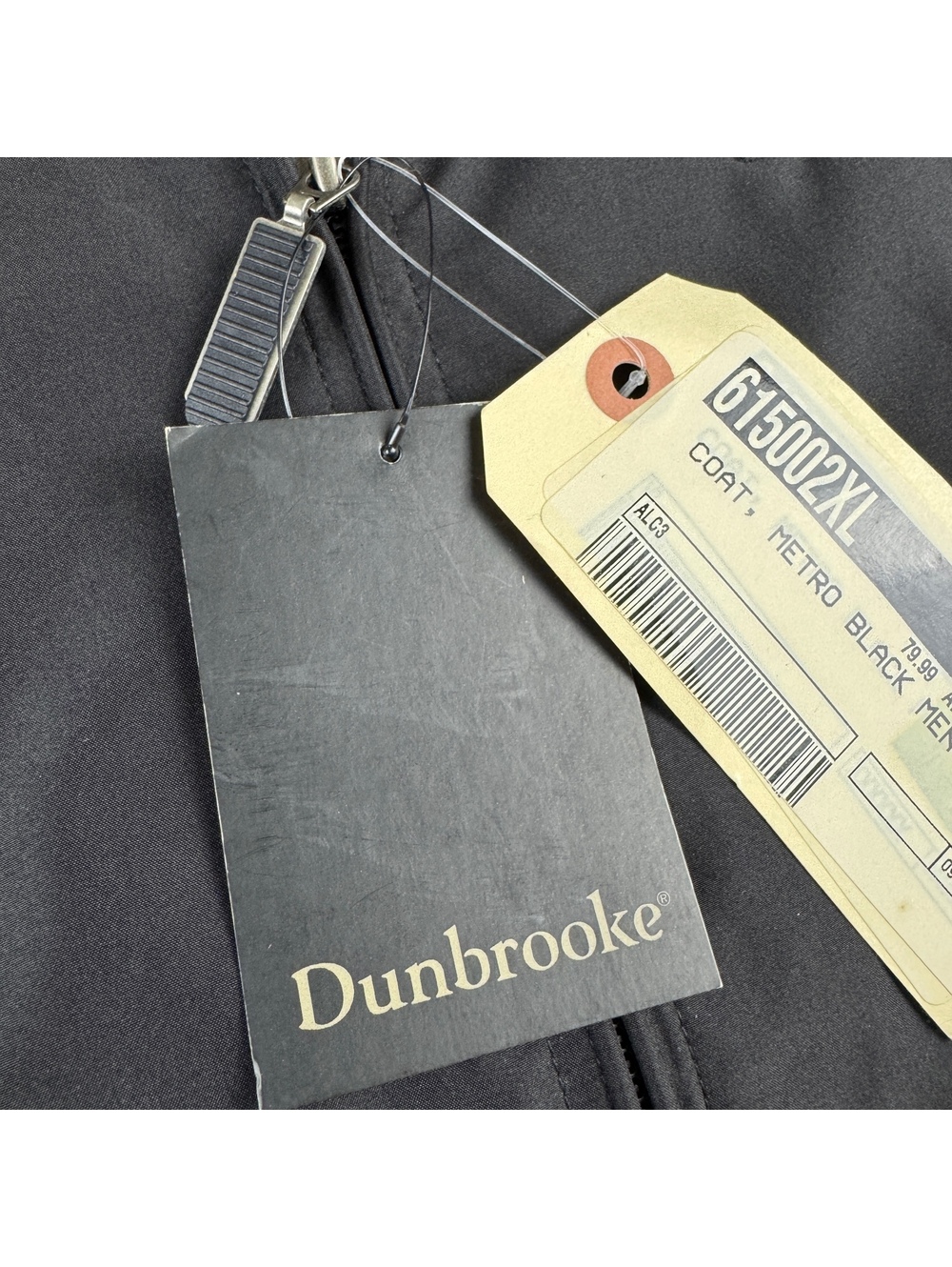 Dunbrooke Men's Metro Black Coat Jacket CORVETTE car auto XL New With Tags - Picture 5 of 8